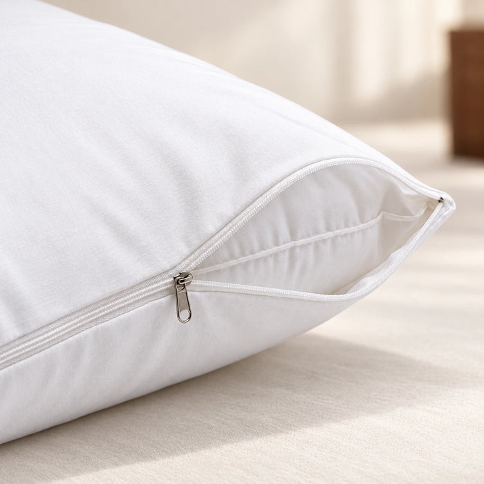 Cotton Pillow Protector Pair