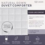 100% European Down Comforter Duvet Insert