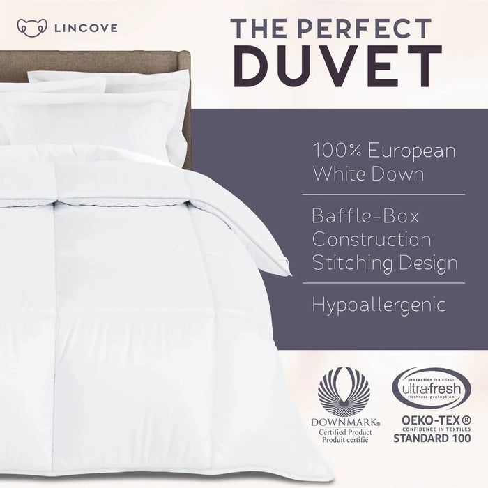 100% European Down Comforter Duvet Insert