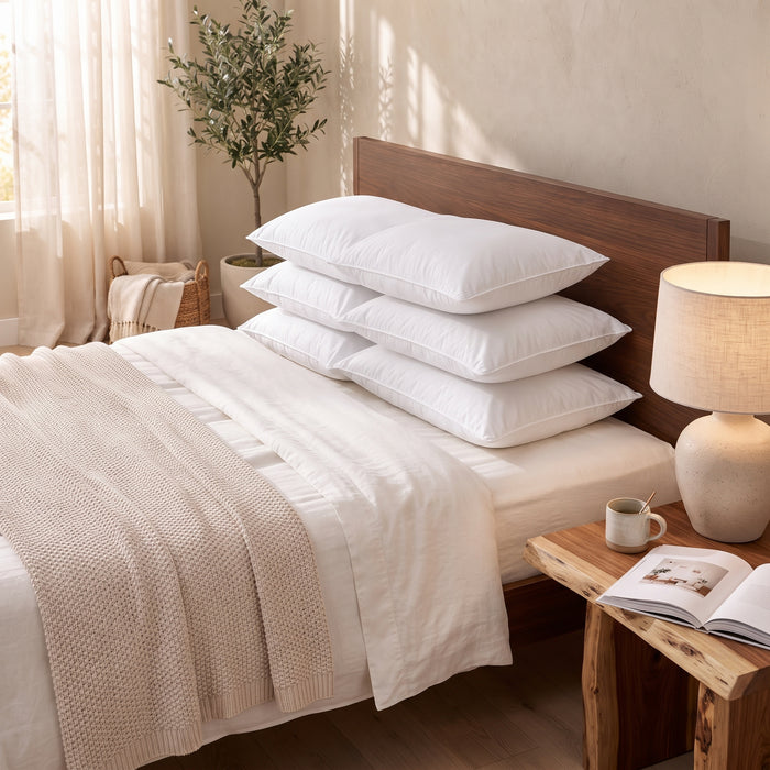 Down Feather Chamber Pillow