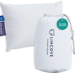 Down And Feather Travel Pillow - Made In Canada