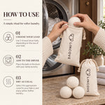 100% Organic Wool Dryer Balls