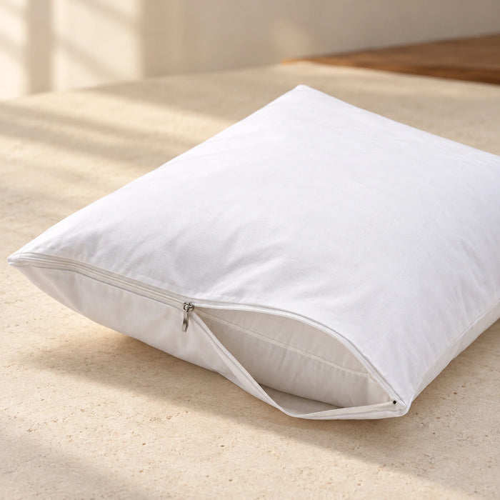 Cotton Pillow Protector Pair