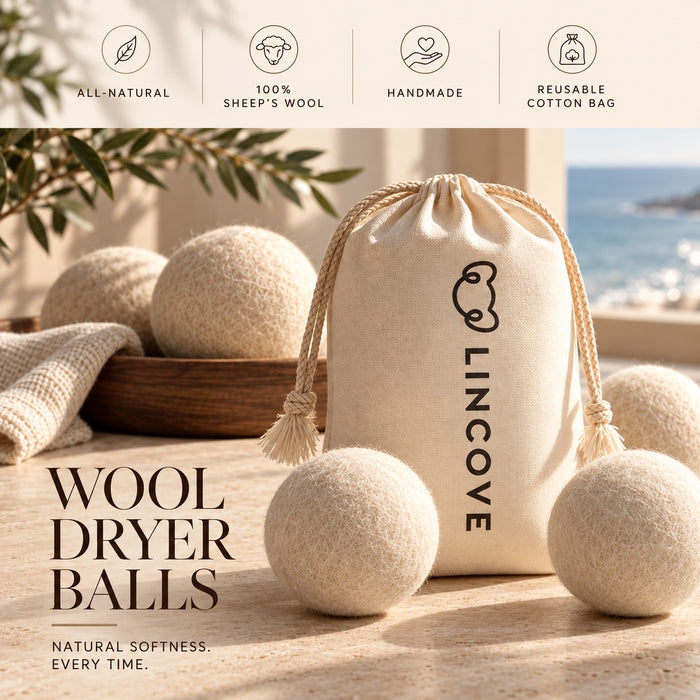 100% Organic Wool Dryer Balls