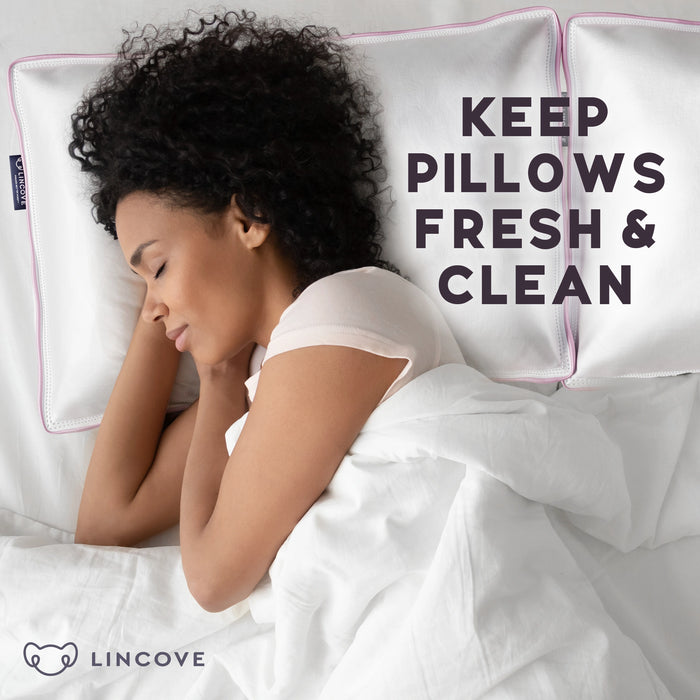 Lincove 100% Cotton Pillow Protector
