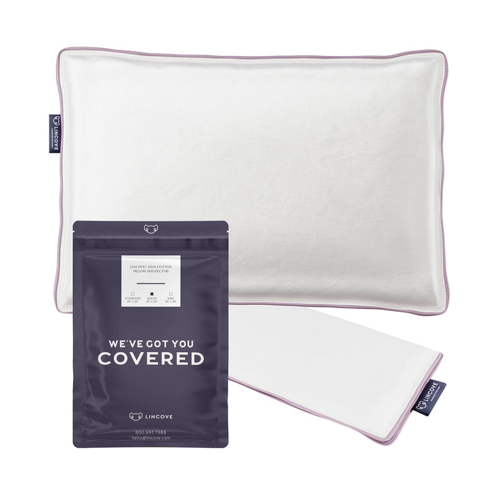 Lincove 100% Cotton Pillow Protector