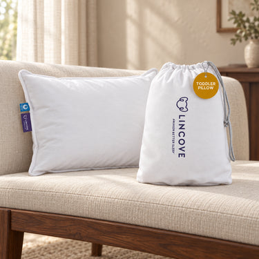 Down and Feather Toddler Pillow - Made In Canada