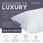 European Down Bed Pillow – Venus™ Collection