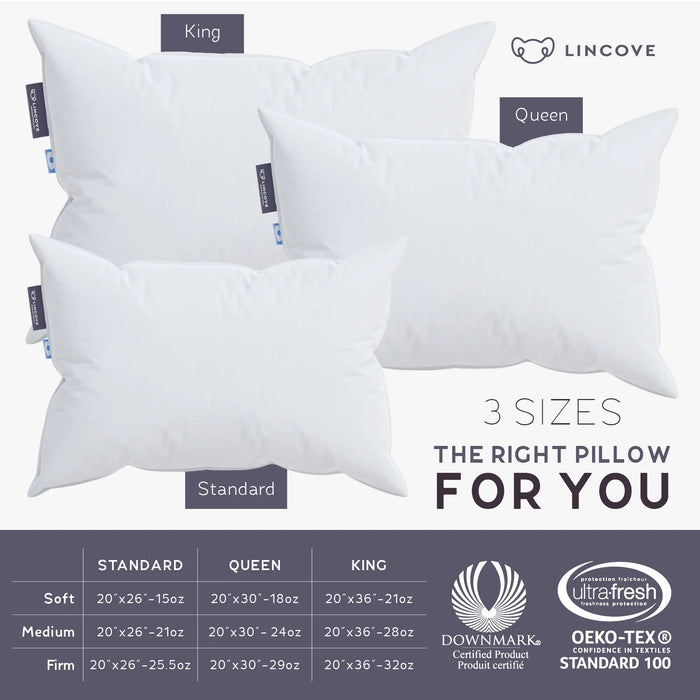 European Down Bed Pillow – Venus™ Collection