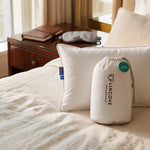 Down and Feather Travel Pillow, Set of 2 - Made In Canada