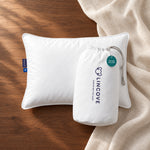 Down And Feather Travel Pillow - Made In Canada