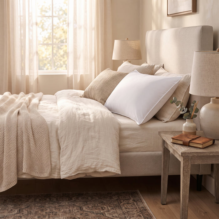 Cambric White Down Pillow