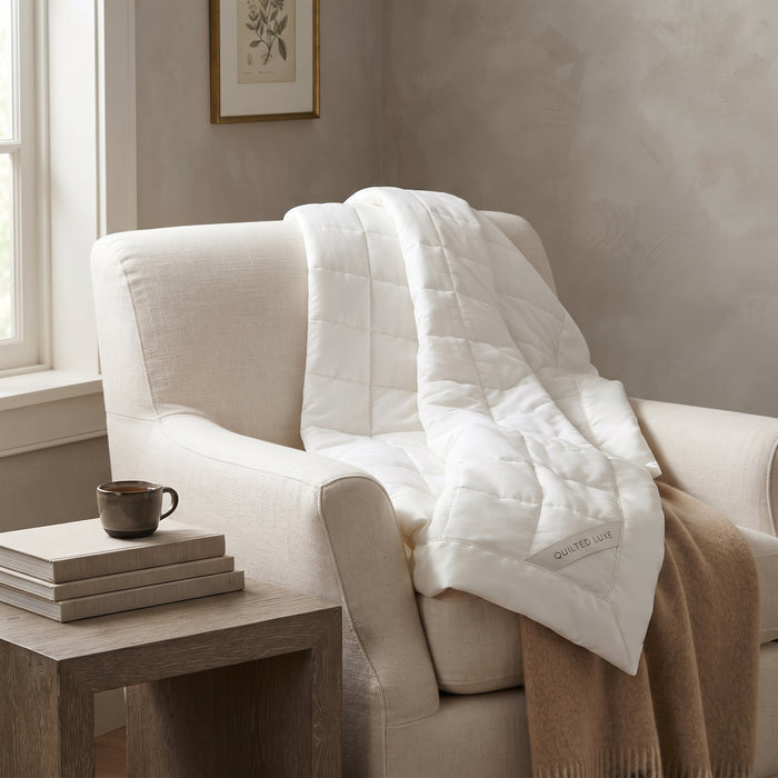 Satin Trim Down Blanket