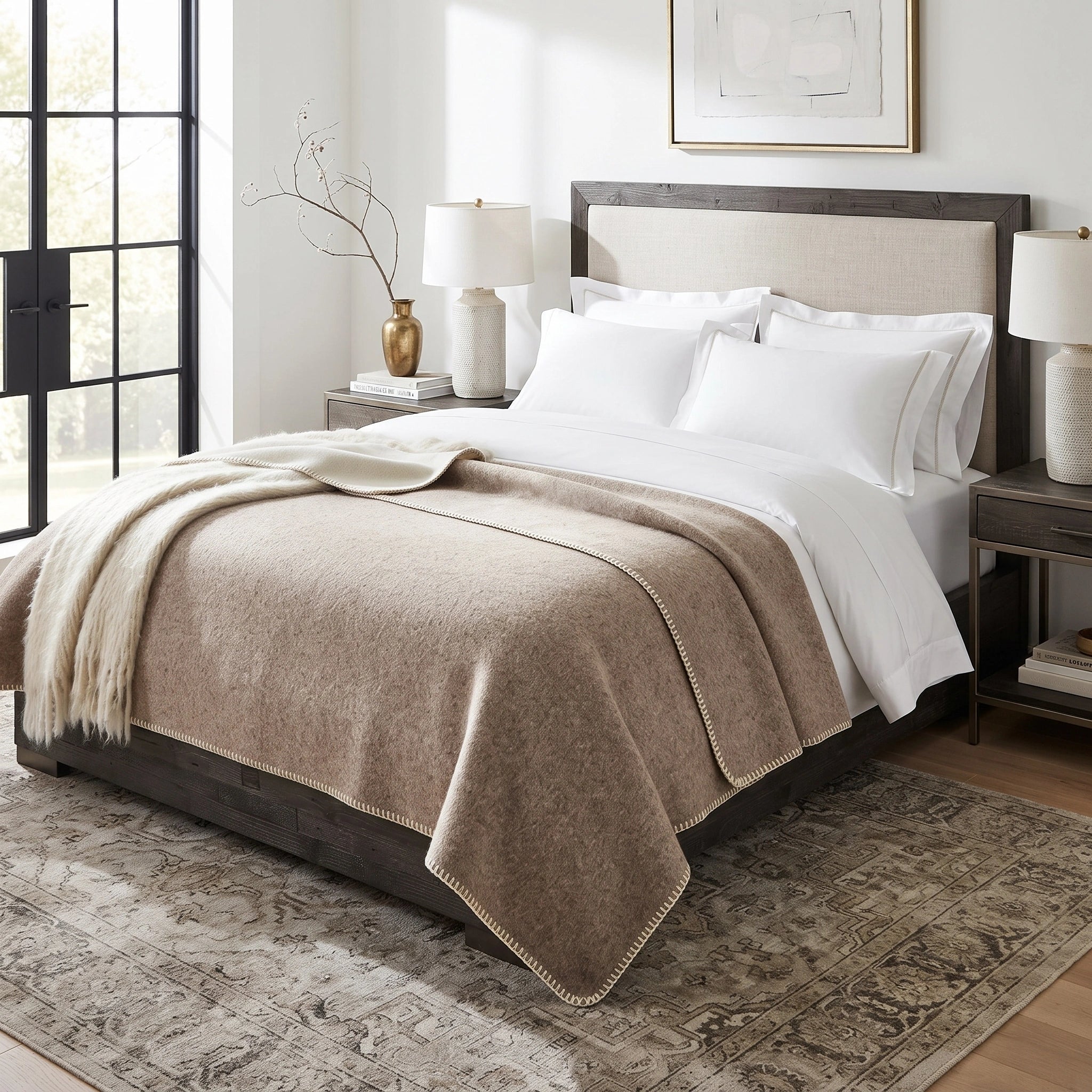 Eco Wool Bed Blanket