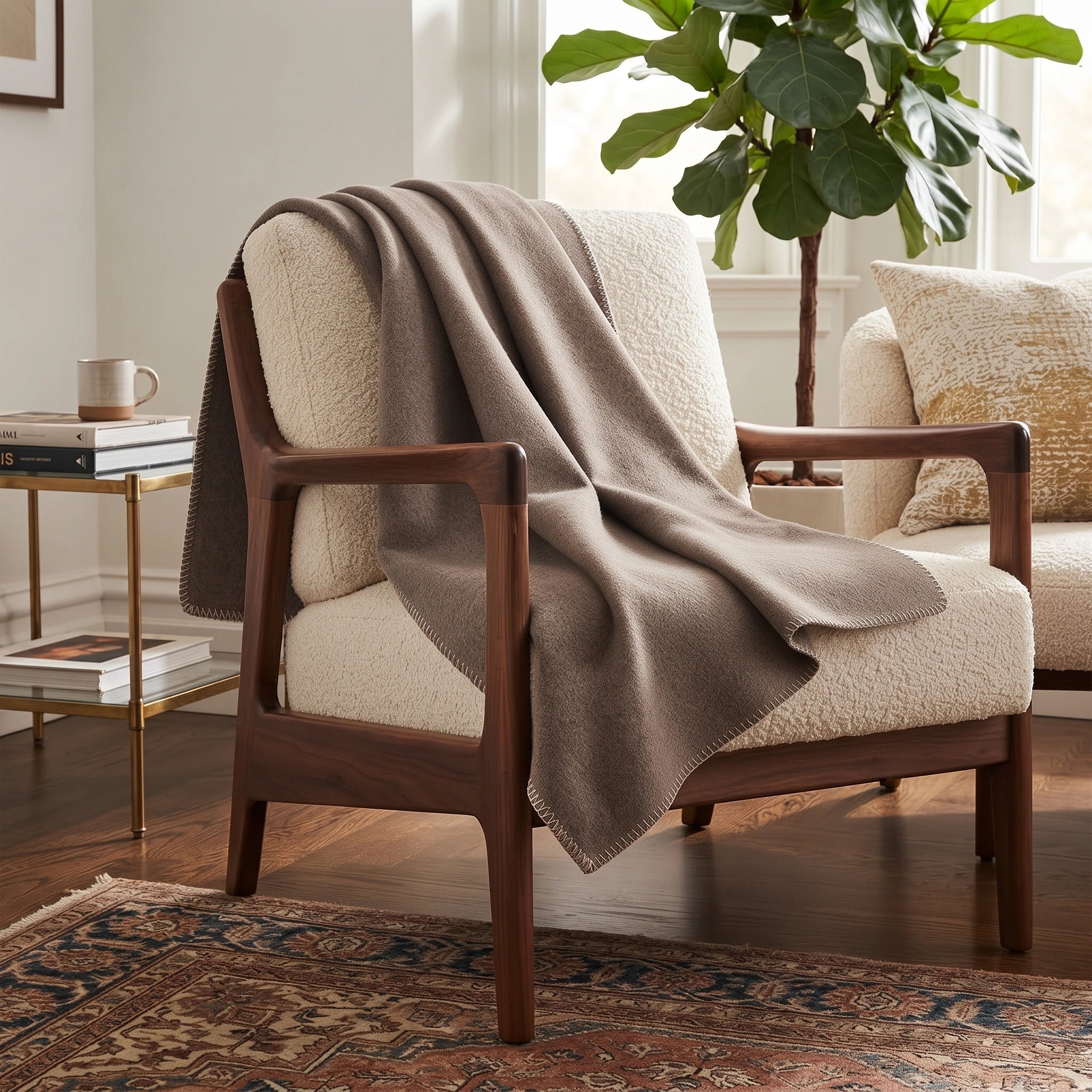 Luma Cashmere Merino Blanket