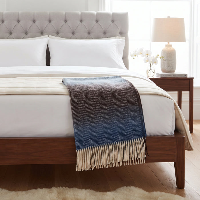 Manoria Wool Throw Blanket