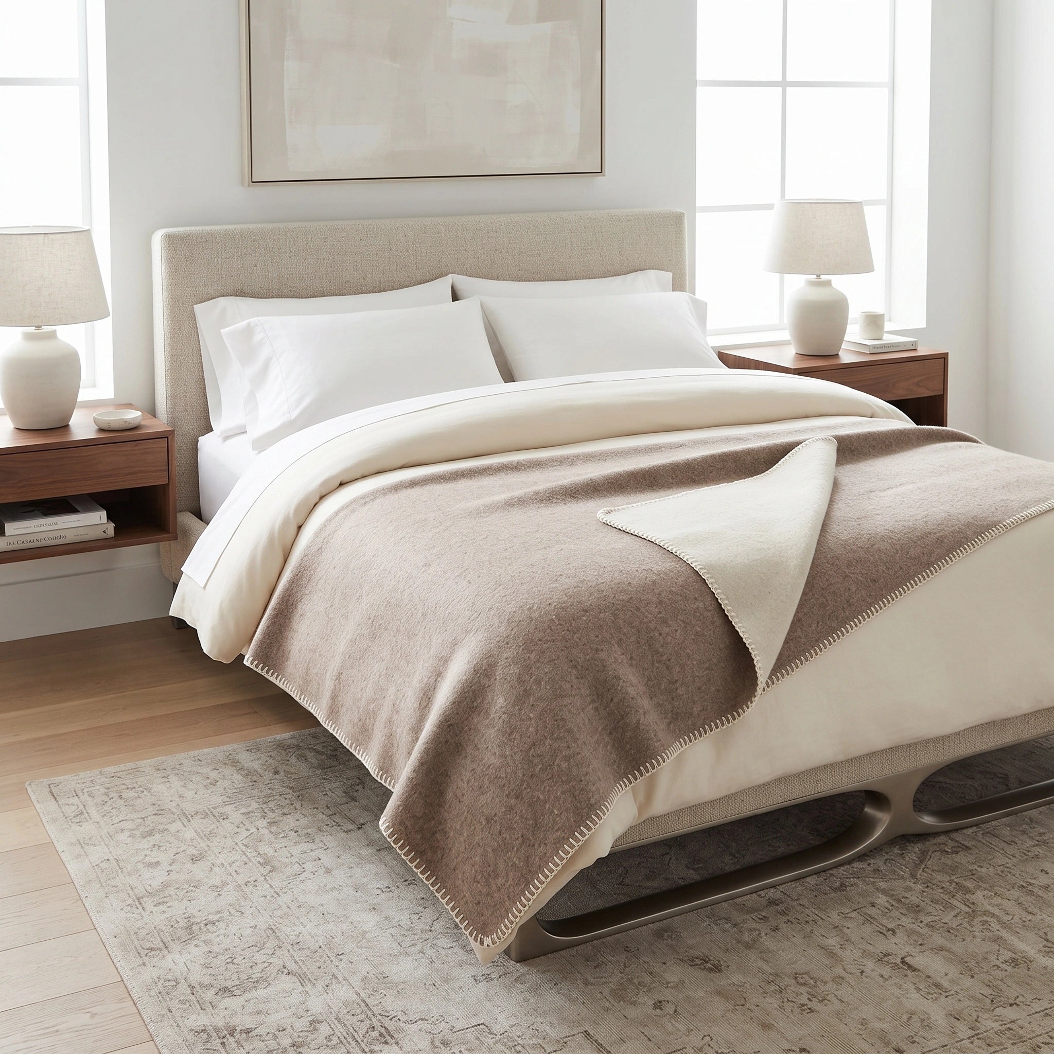 Eco Wool Bed Blanket