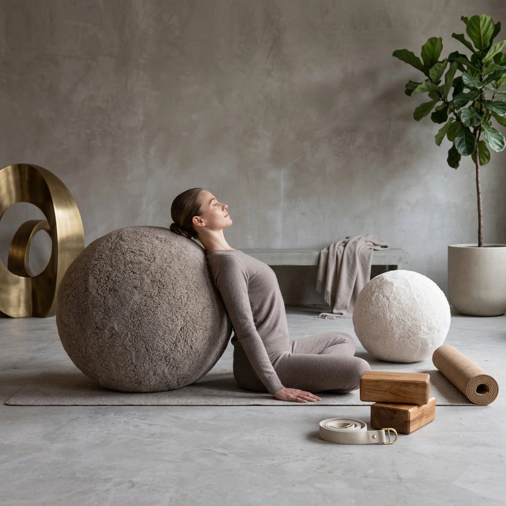 Sheepskin Yoga Ball