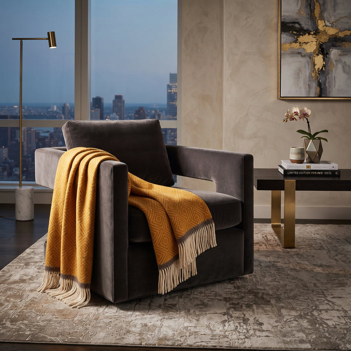 Venezia Wool Throw Blanket