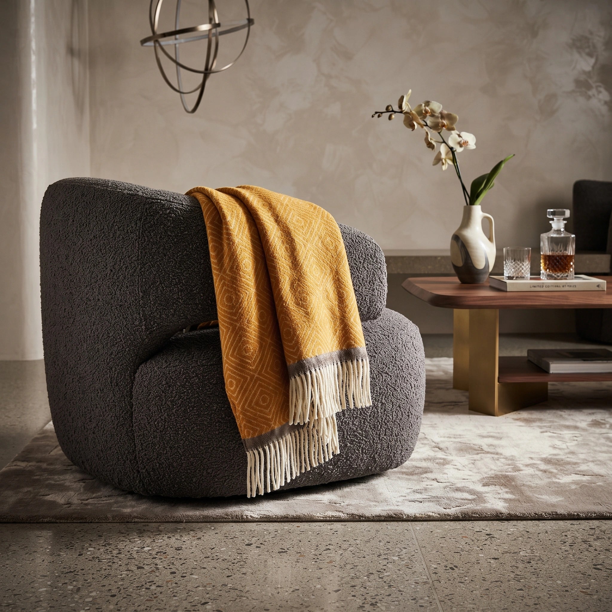 Venezia Wool Throw Blanket