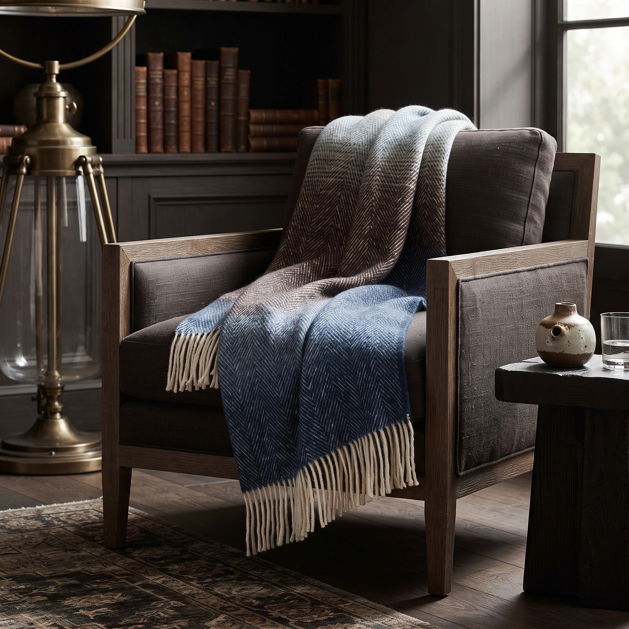 Manoria Wool Throw Blanket