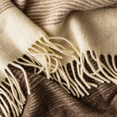 Selenge Mongolian Wool Throw