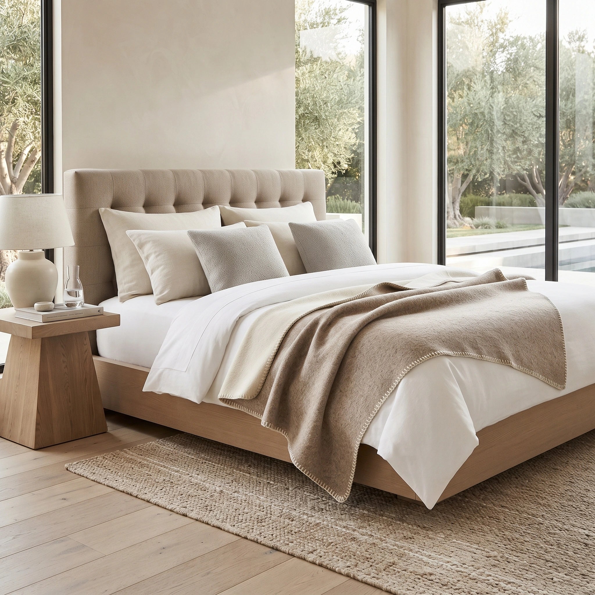 Eco Wool Bed Blanket