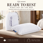 Down and Feather Toddler Pillow - Made In Canada
