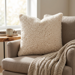 Crossbreed Curly Sheepskin Pillow