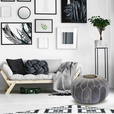 Velvet Ottoman