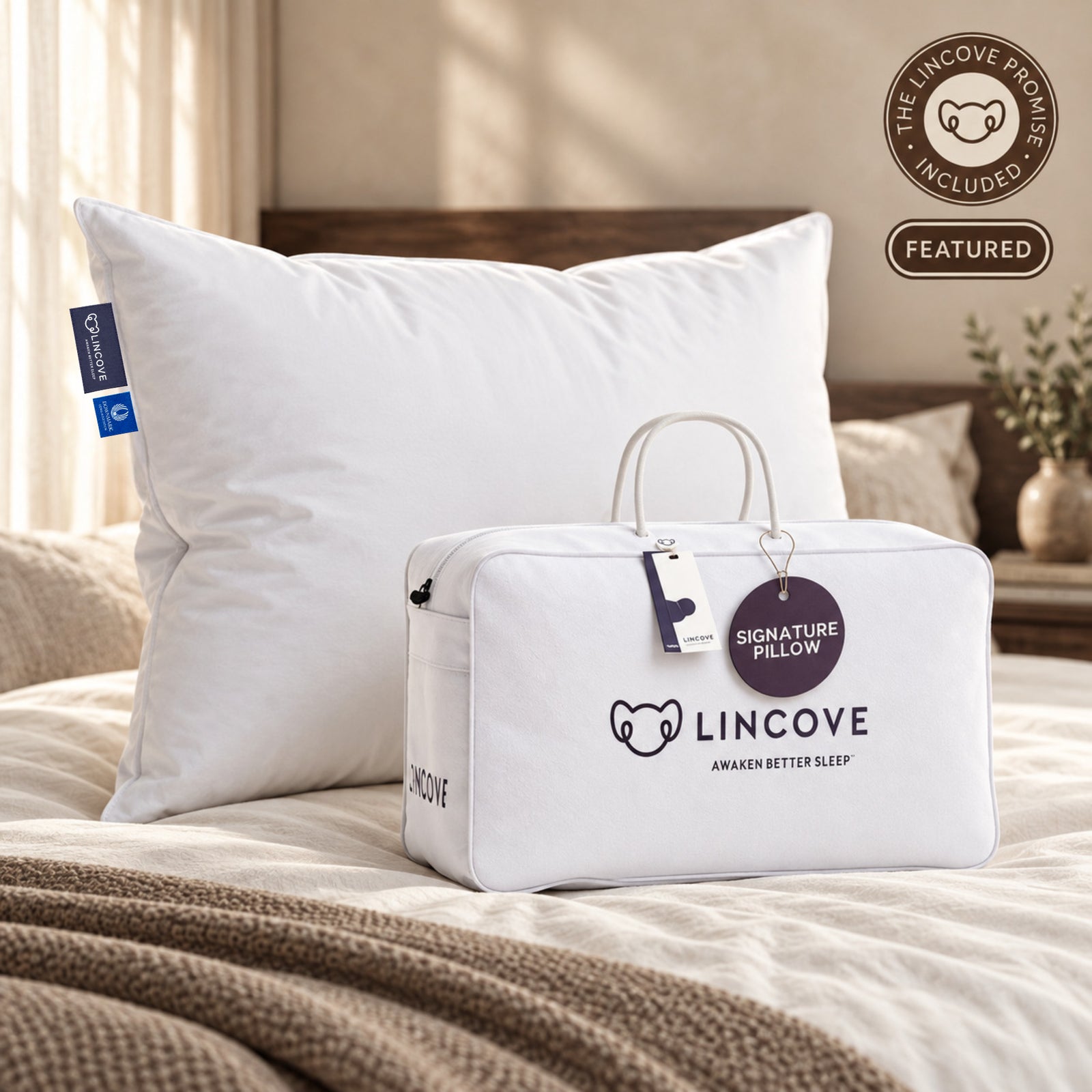 Signature down pillow