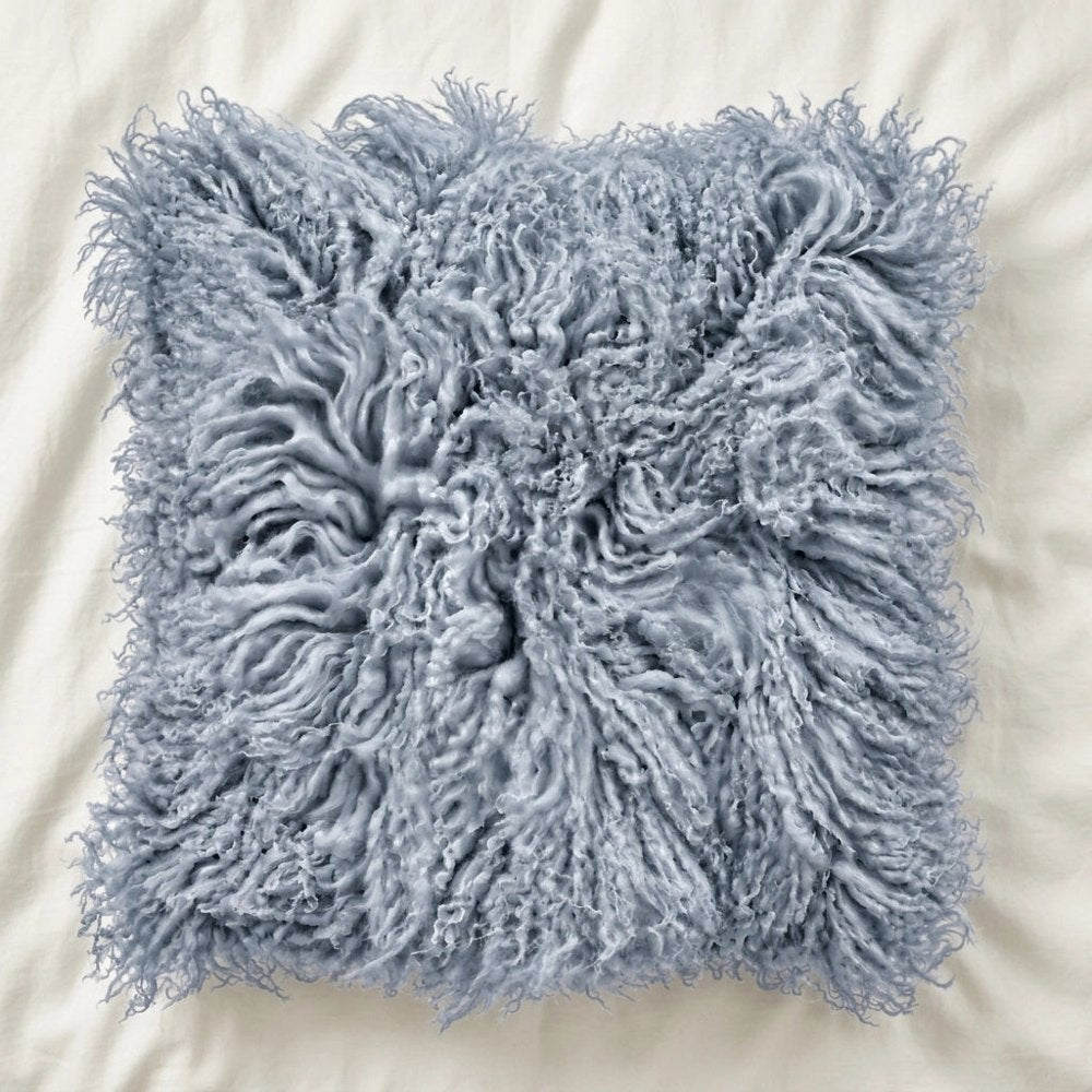 Tibetan Curly Sheepskin Pillow